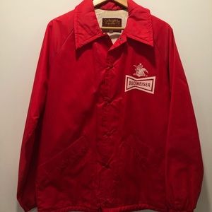 Vintage Budweiser jacket lightweight large